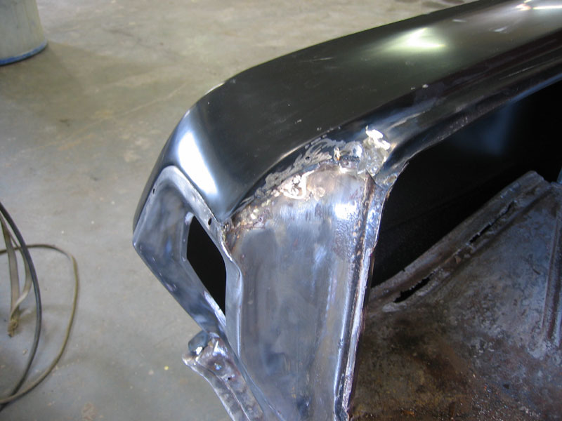 Full Quarter Panel installation for 62-65 Nova 2dr hardtop w/(too many ...